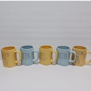 2 RAE DUNN EASTER MUGS.